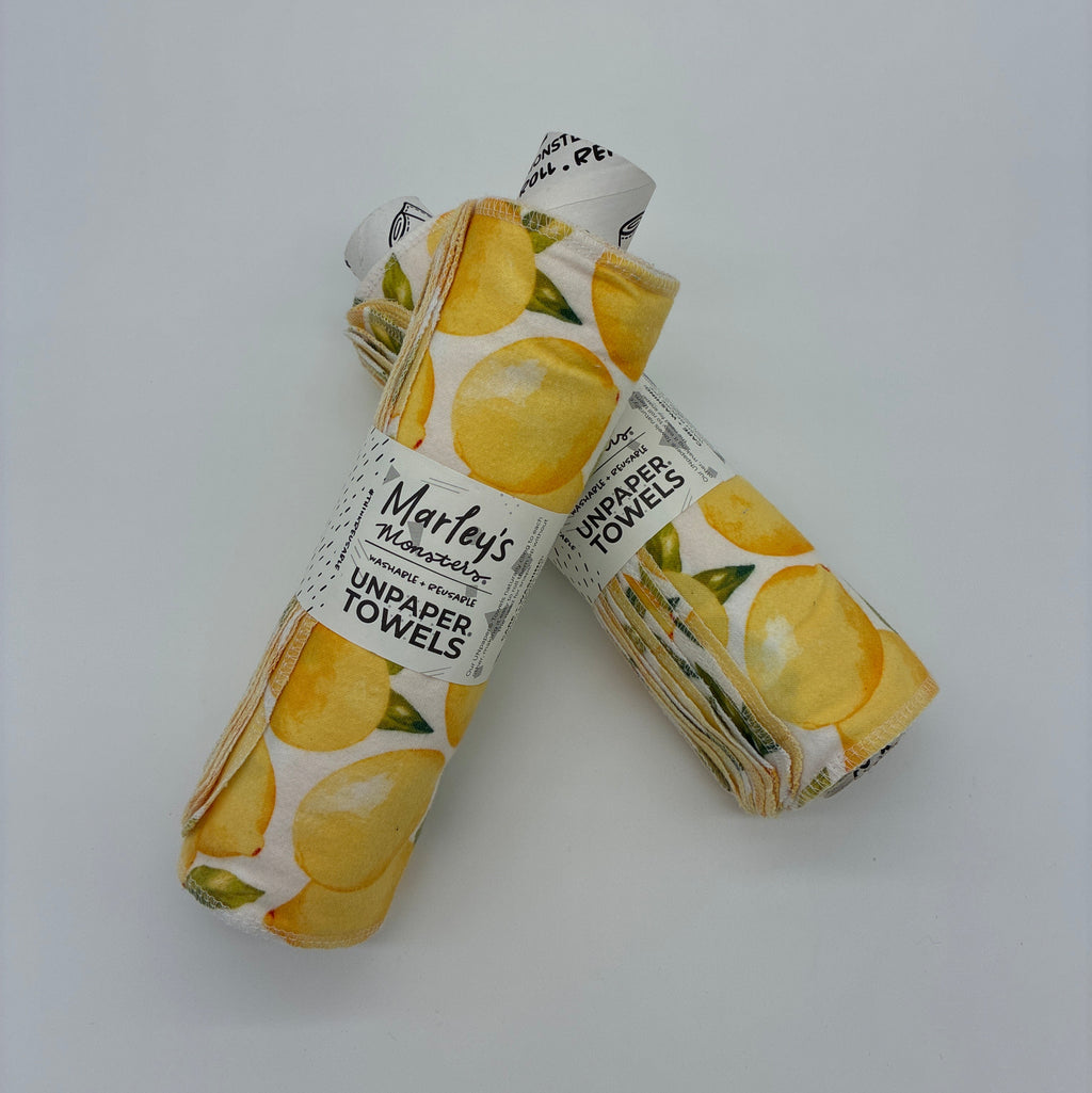 Unpaper Towels - Lemon, 12 count