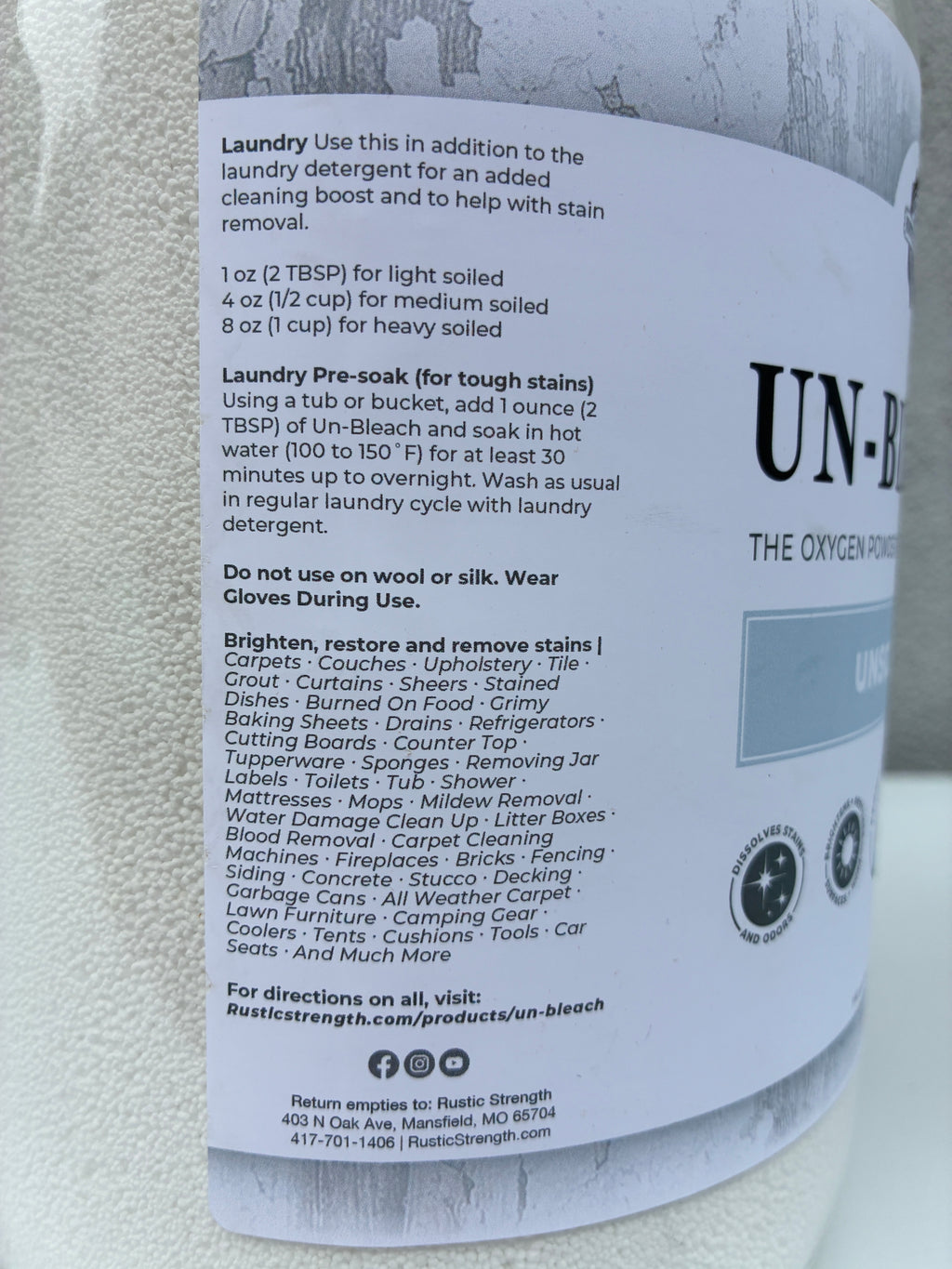 Rustic Strength - Unbleach