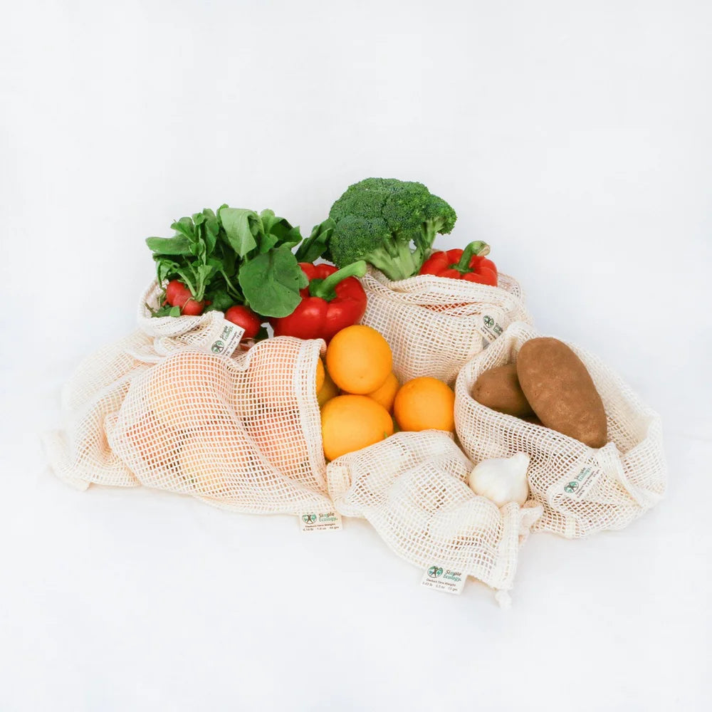 Organic Cotton Mesh Produce Bags